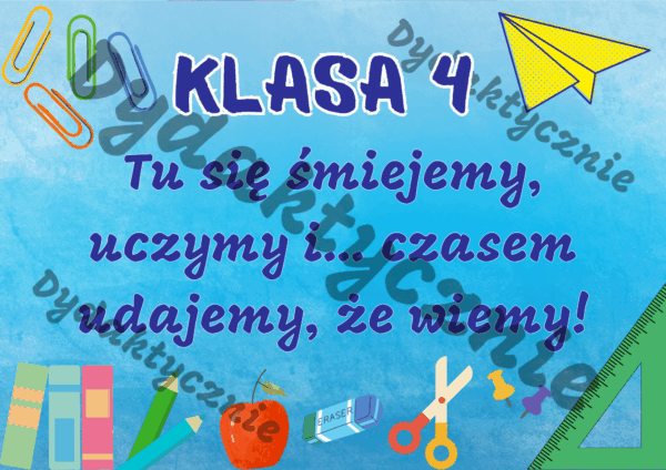 Napisy na drzwi – klasy 4–8 - obrazek 6
