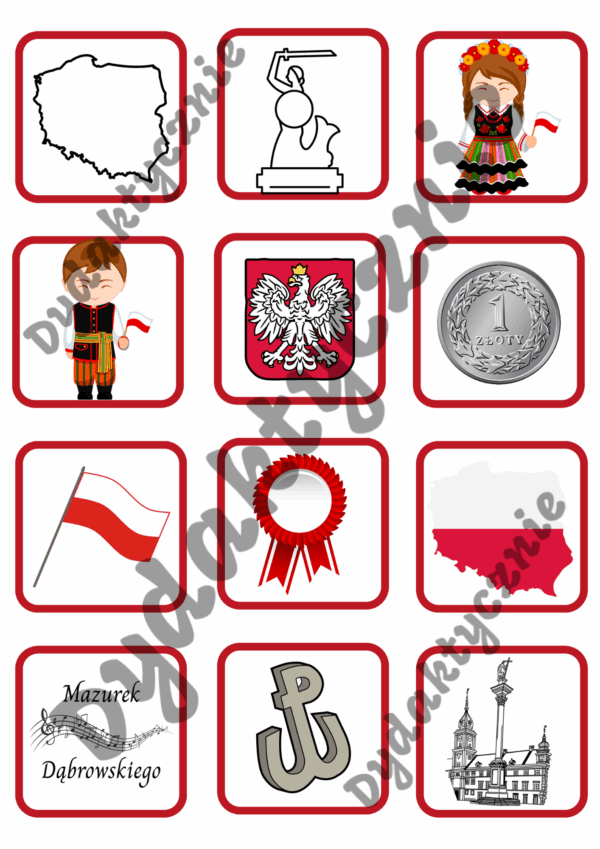 Zestaw materiałów na święta majowe - obrazek 4