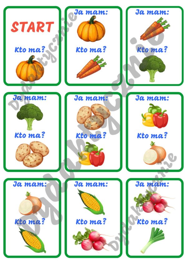 Ja mam... Kto ma? WARZYWA - obrazek 3
