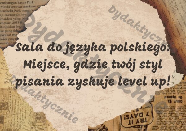Napisy na drzwi – sala języka polskiego - obrazek 6