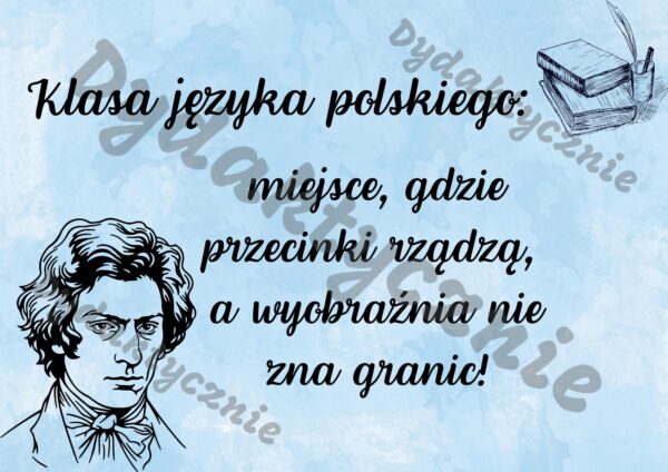 Napisy na drzwi – sala języka polskiego - obrazek 7
