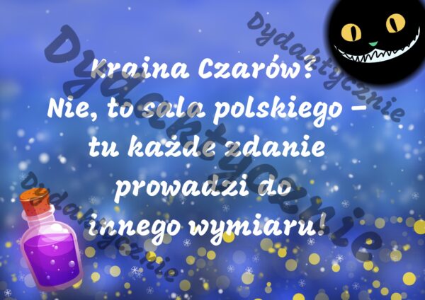 Napisy na drzwi – sala języka polskiego - obrazek 2