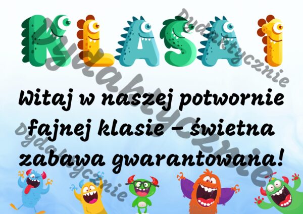 Napisy na drzwi – klasy 1, 2, 3 - obrazek 11