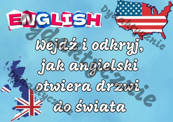 Napisy na drzwi – sala języka angielskiego - obrazek 4