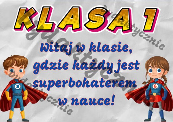Napisy na drzwi – klasy 1, 2, 3 - obrazek 10