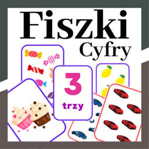 Fiszki z cyframi – 3 zestawy tematyczne