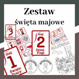 Zestaw materiałów na święta majowe
