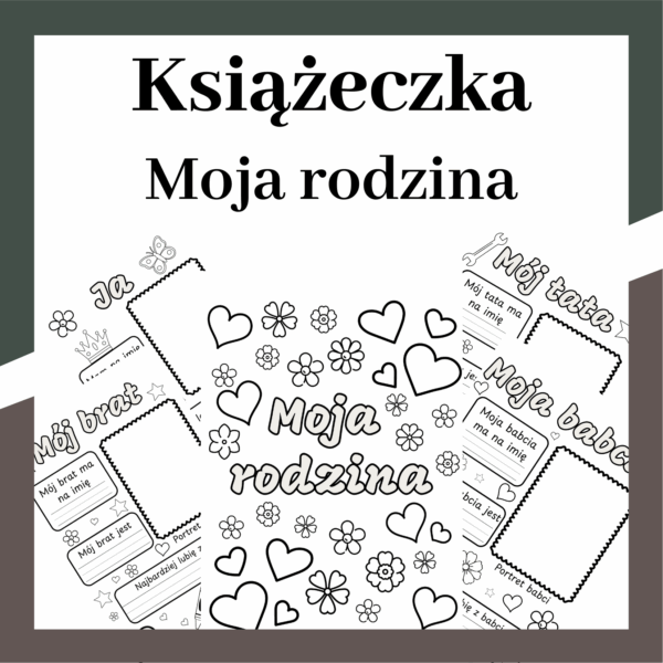Książeczka "Moja rodzina"